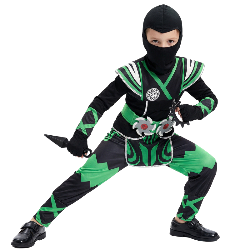 Halloween Costume Kids - Set di costumi da ninja giapponese