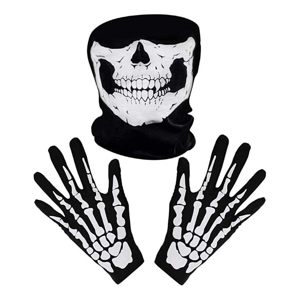 Halloween Skeleton Decoration - Guanti scheletro di Halloween Costume Spooky