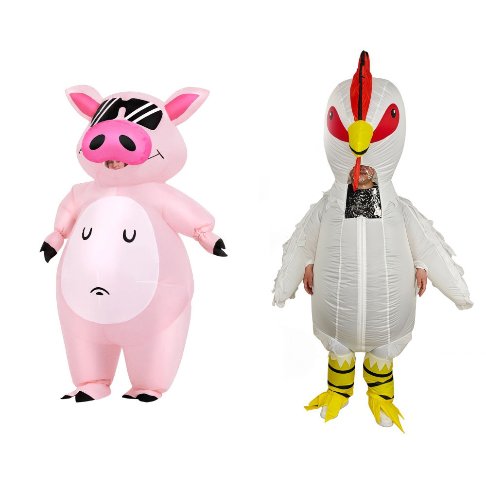 Costume Gonfiabile da Maialino - Halloween Costume Adult recensione e prezzo
