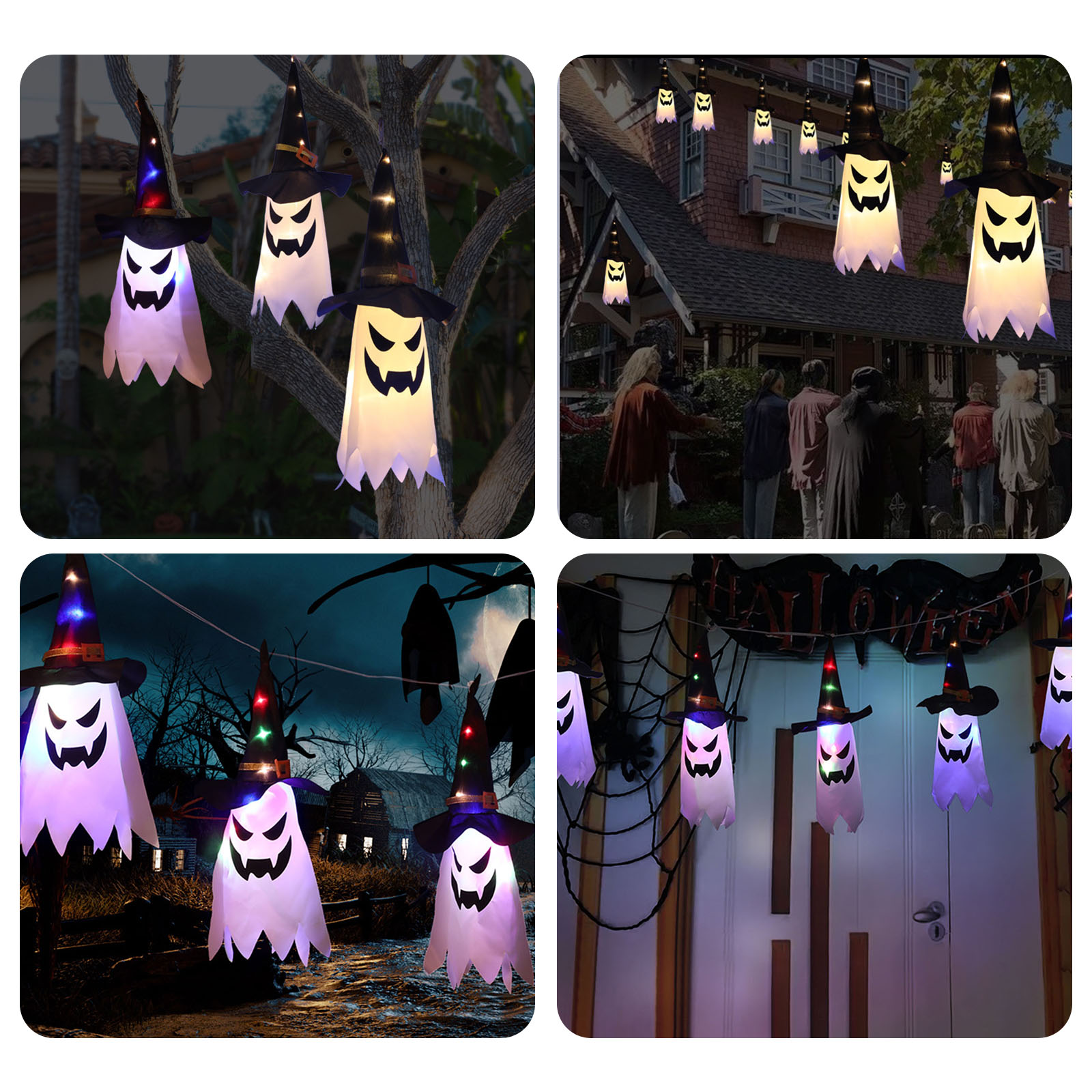 Luci decorative per Halloween, - Halloween Led String Lights Orange recensione e prezzo