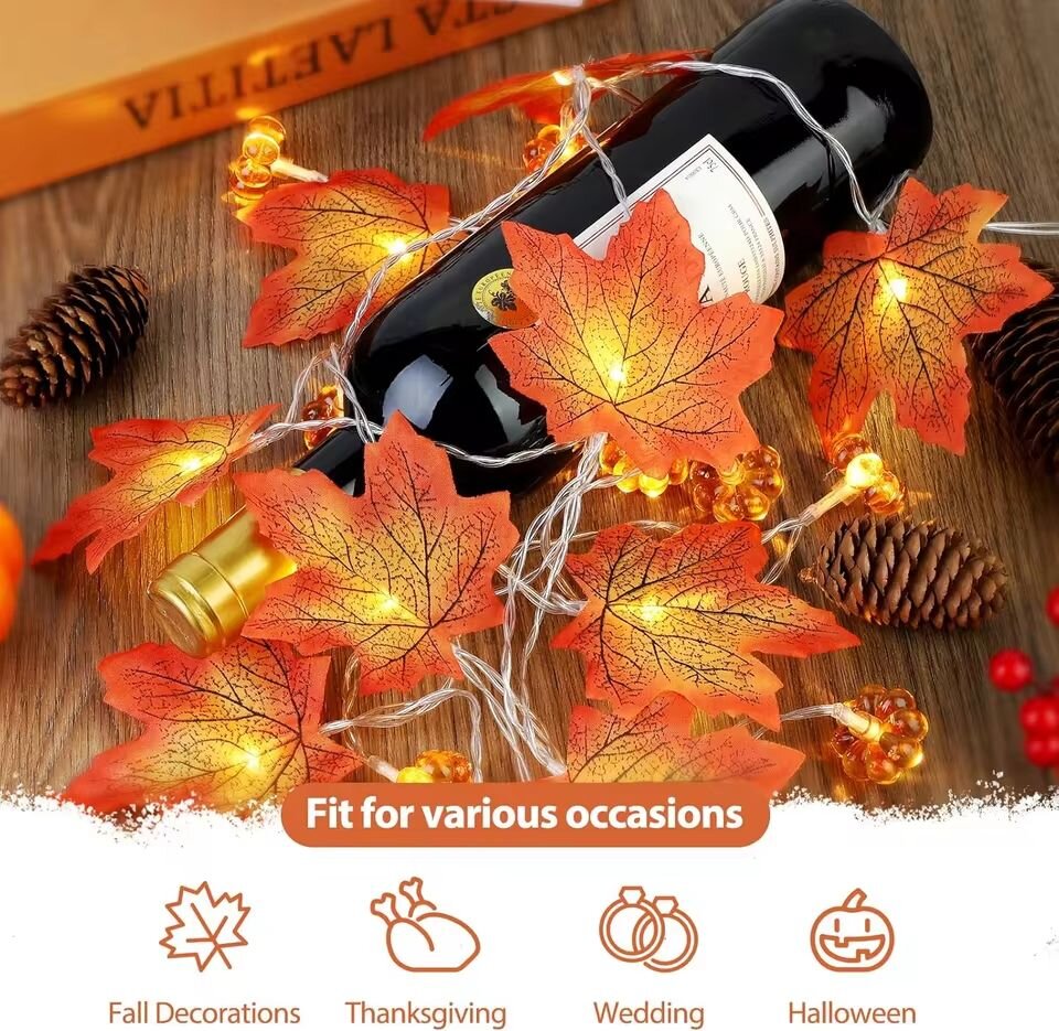 Luci a stringa di Halloween co - Halloween Led String Lights Orange recensione e prezzo