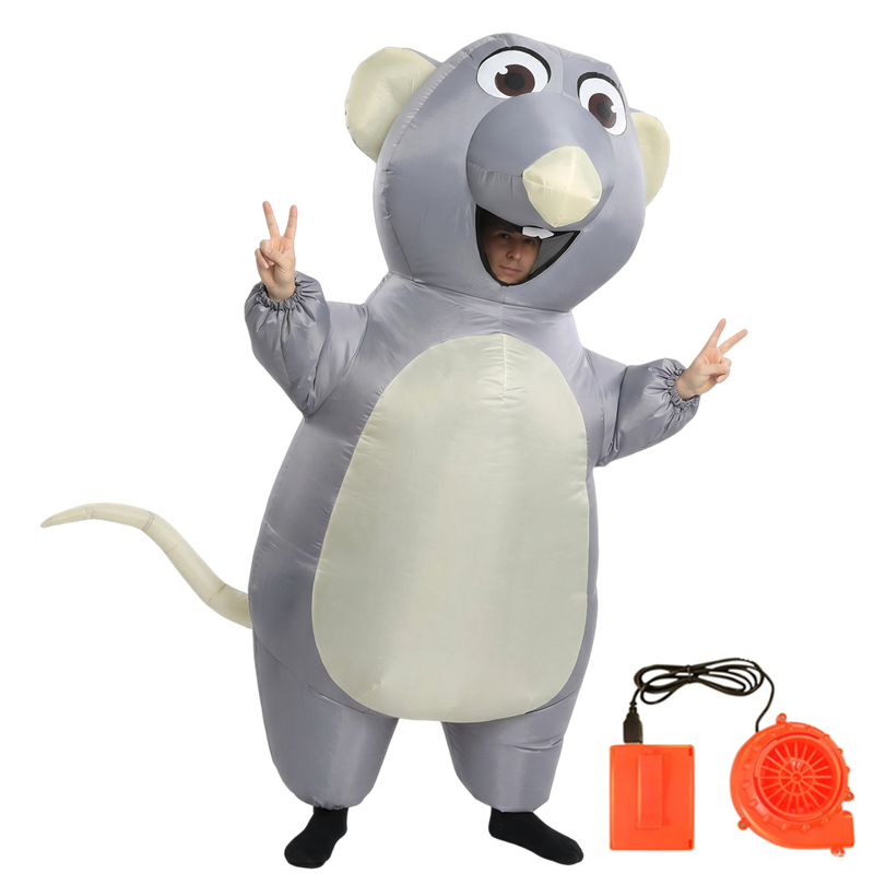 Costume da topo grigio gonfiab - Halloween Costume Kids recensione e prezzo