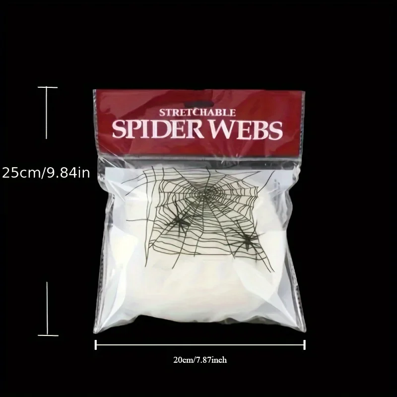 Ragnatele elastiche con 2 ragn - Spider Web Halloween Decoration recensione e prezzo