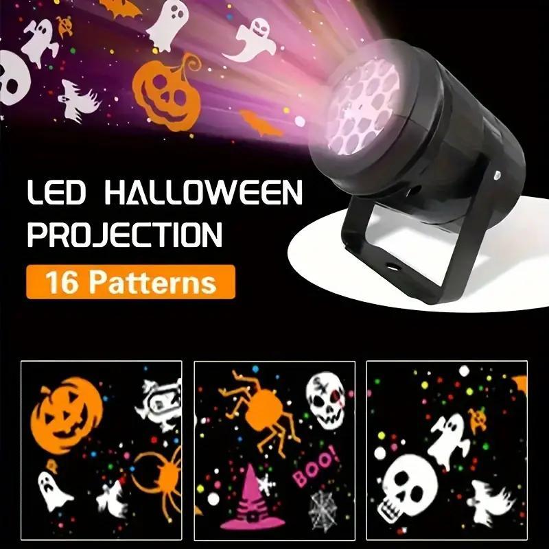 Proiettore LED per Halloween,  - Halloween Pumpkin Decor Led recensione e prezzo