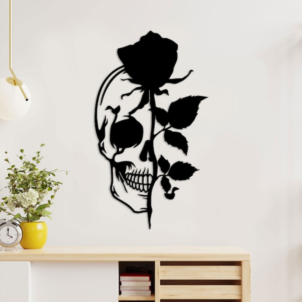 Decorazione da Parete in Metal - Halloween Skeleton Decoration recensione e prezzo