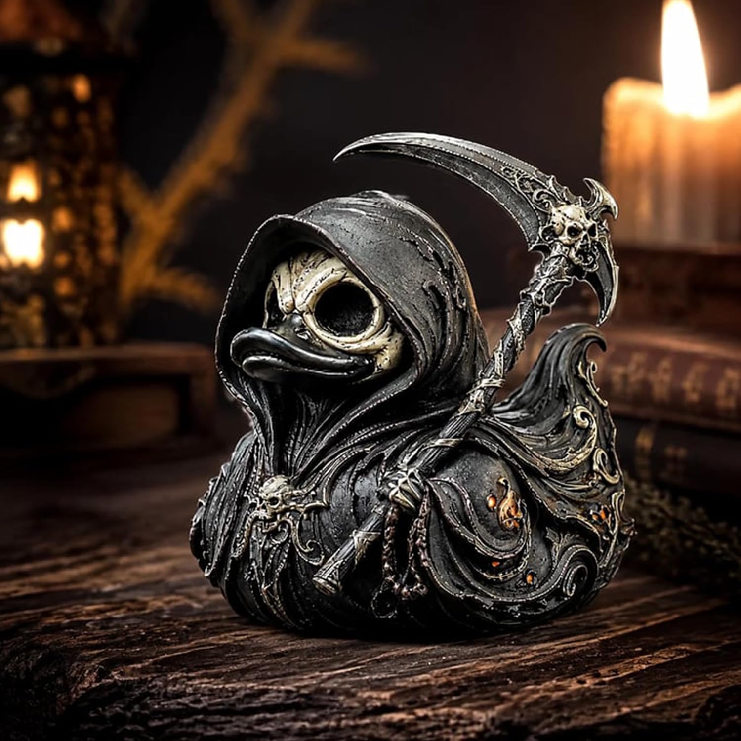 Anatra Gotica da Collezione Gr - Halloween Skeleton Decoration recensione e prezzo