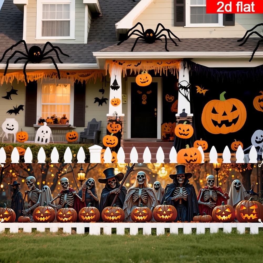 Bandiera Decorativa per Hallow - Halloween Skeleton Decoration recensione e prezzo