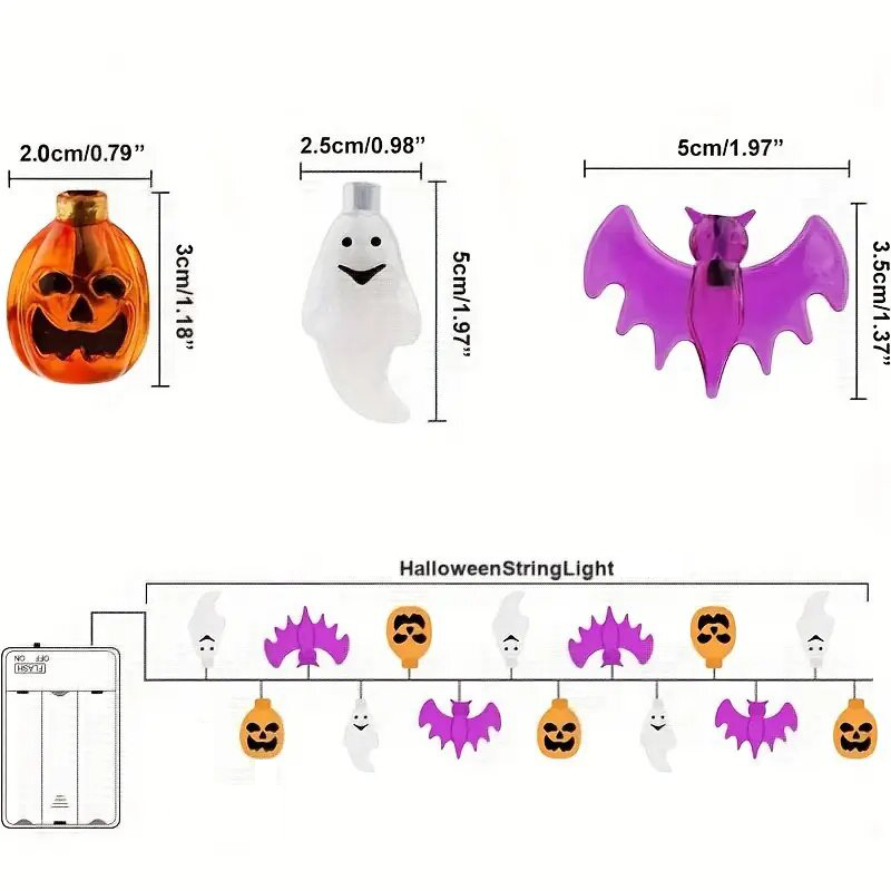 Luci LED a Forma di Zucca, Pip - Halloween Led String Lights Orange recensione e prezzo