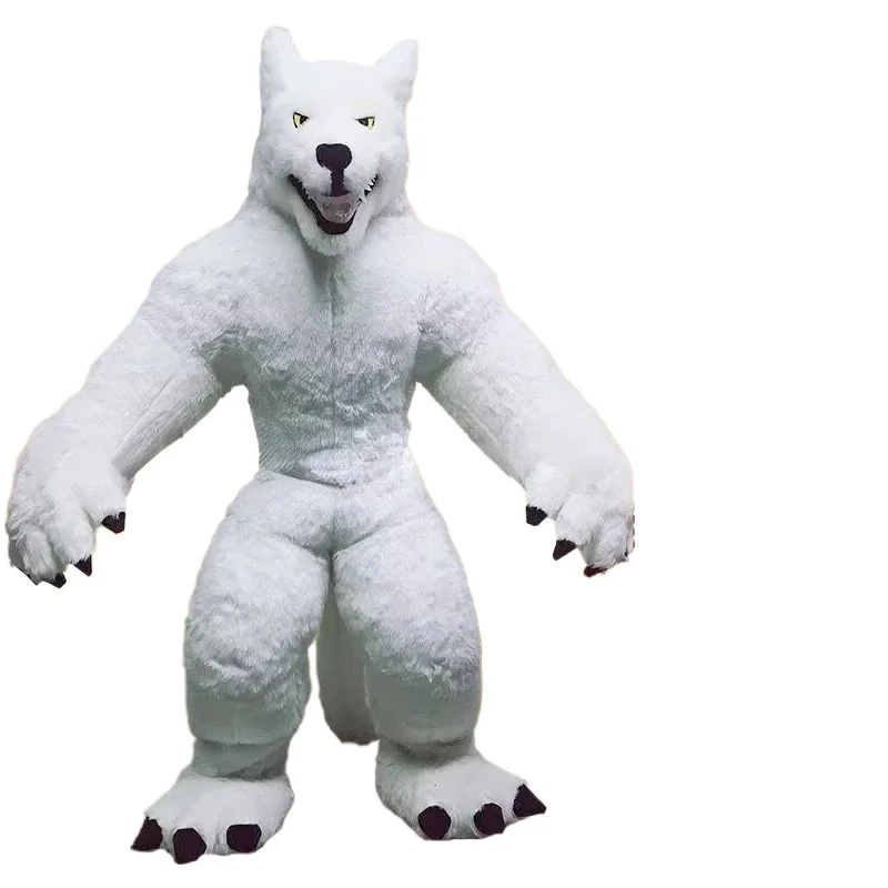 Costume da Mascotte Lupo Grigi - Halloween Costume Adult recensione e prezzo