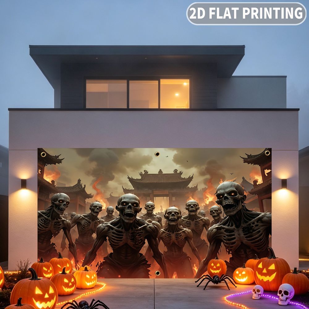 1 pezzo di striscione piatto 2 - Halloween Skeleton Decoration recensione e prezzo