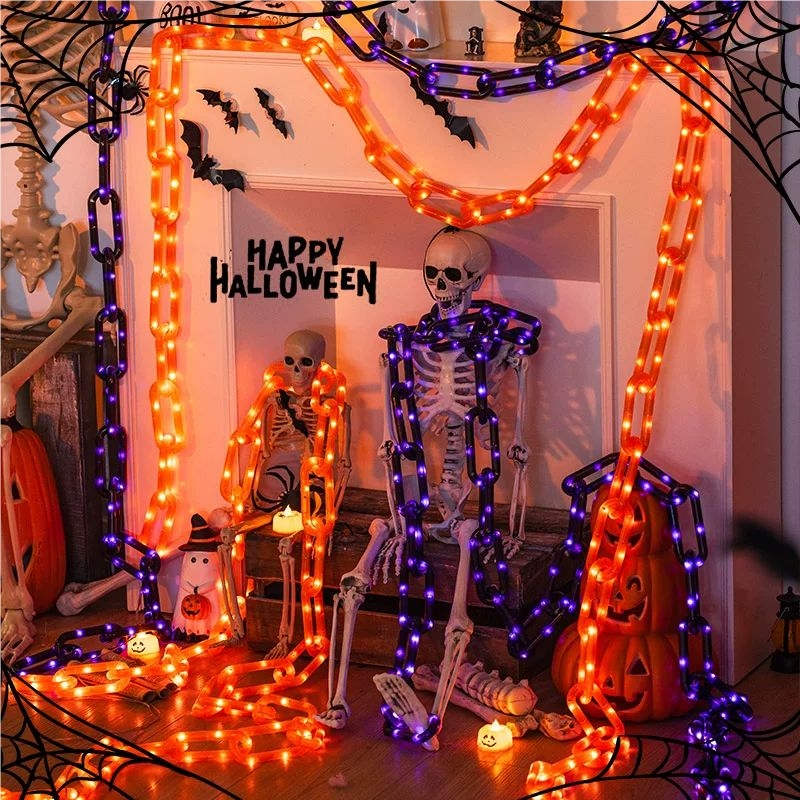 Luci a Catena Solari per Hallo - Halloween Led String Lights Orange recensione e prezzo