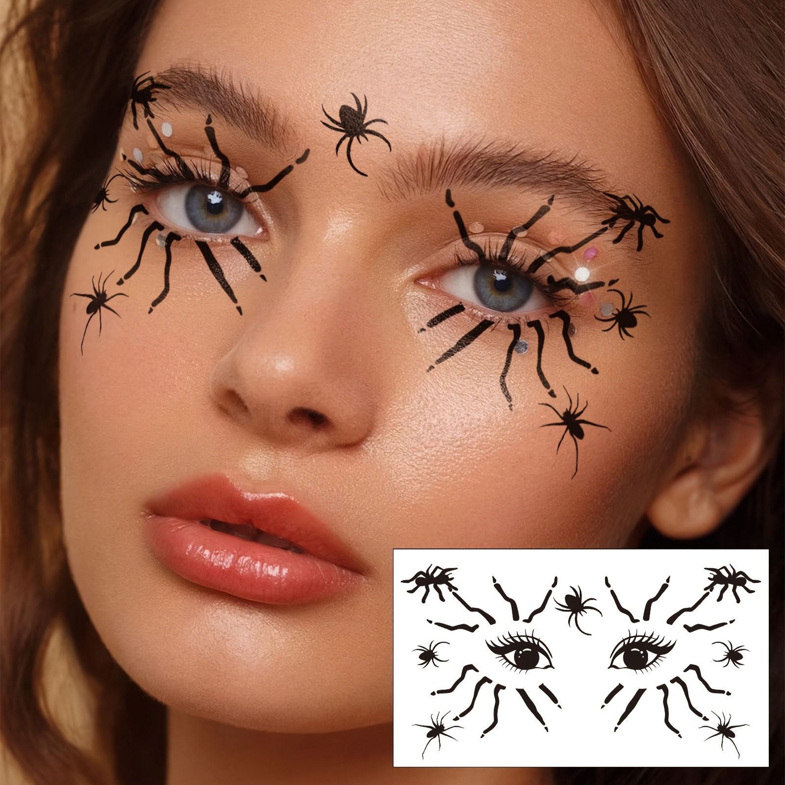 10 adesivi a forma di ragno/ra - Spider Web Halloween Decoration recensione e prezzo