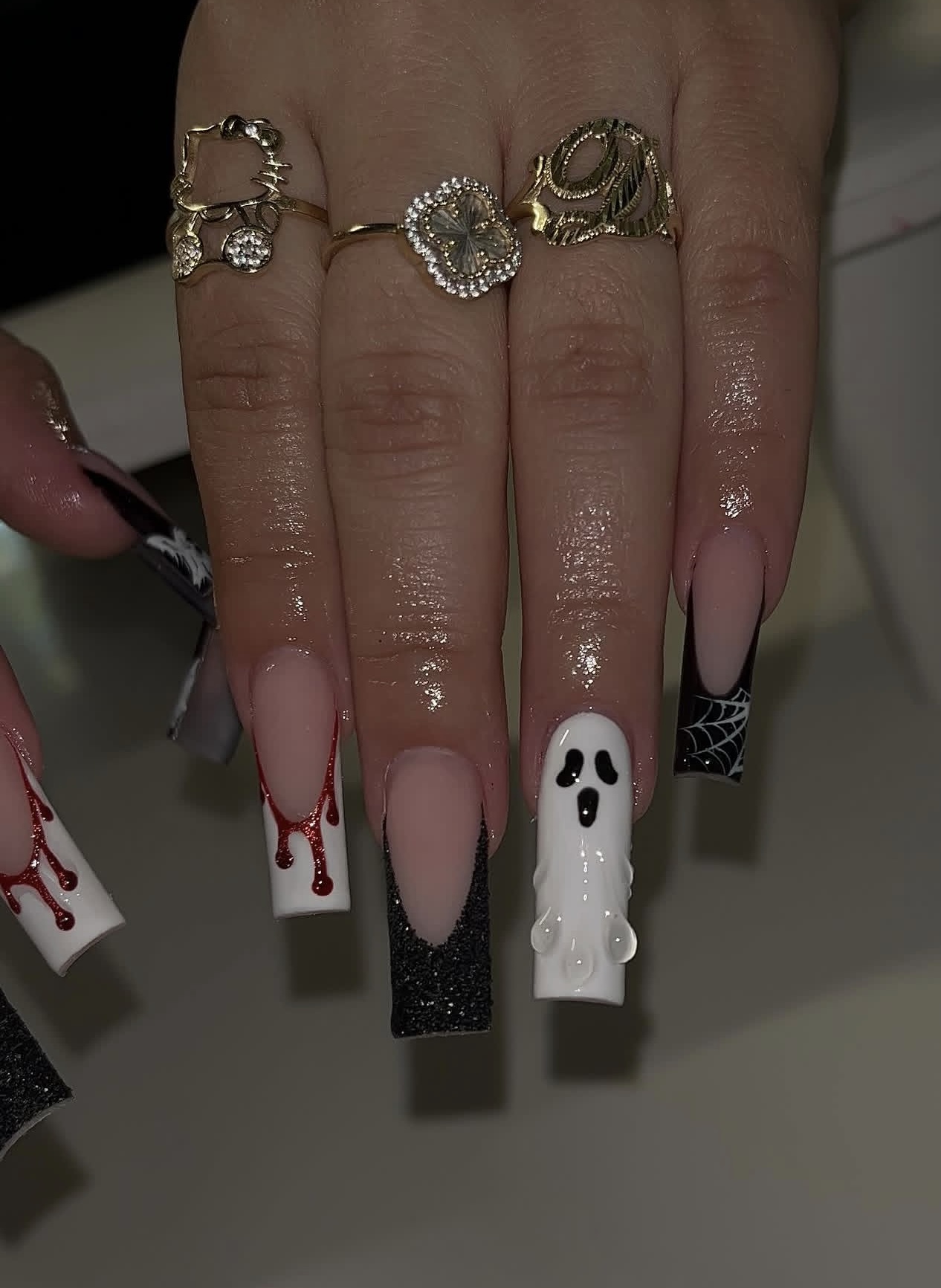 10 pezzi di unghie finte trape - Spider Web Halloween Decoration recensione e prezzo